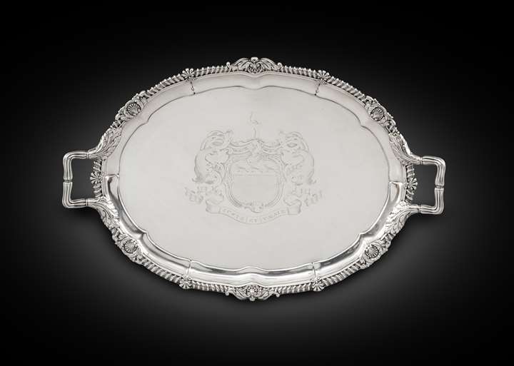 A George III Silver Two-Handled Tray
